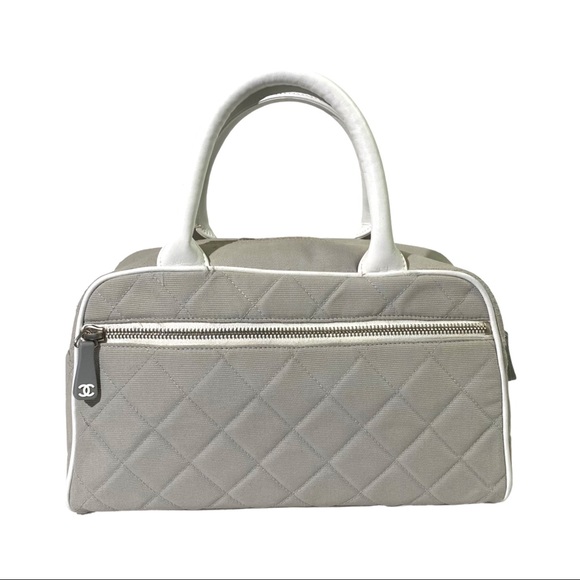 Chanel Sports Gray Quilted Mini Handbag - Picture 5 of 13